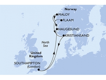 Mapka plavby