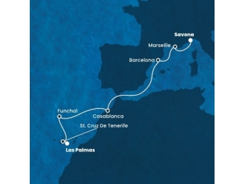 Mapka plavby