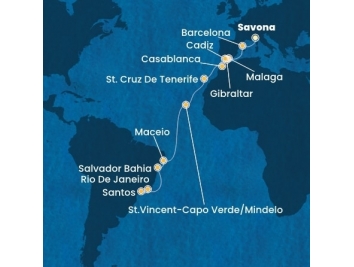 Mapka plavby