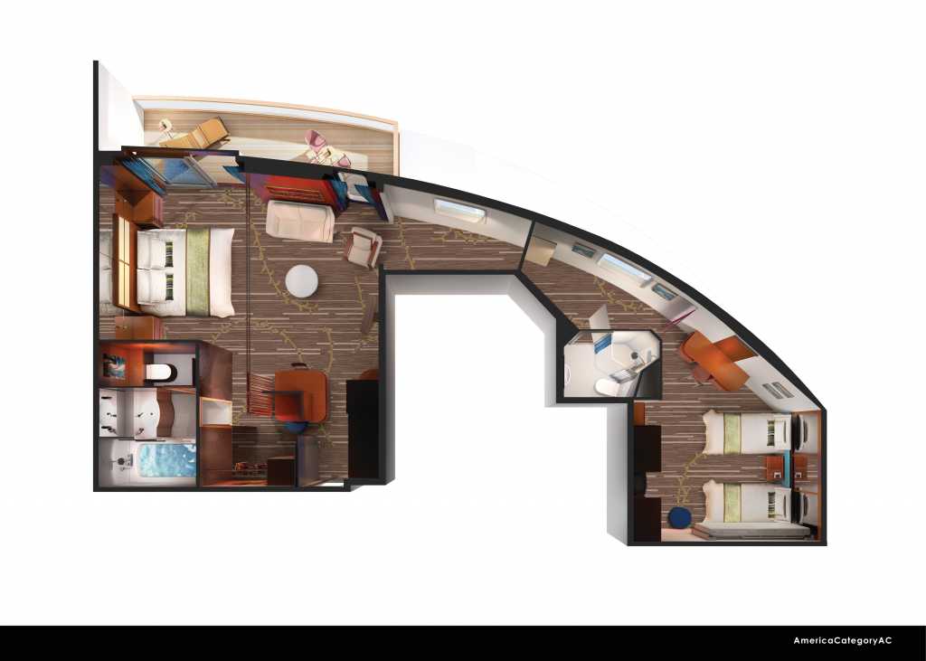 Apartmá Pride of America