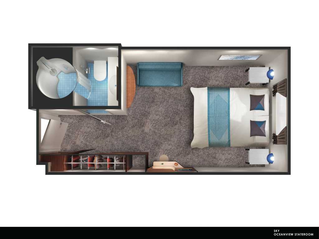 Kajuta s oknem Norwegian Sky