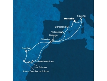 Mapka plavby