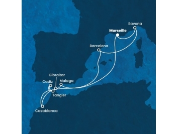 Mapka plavby