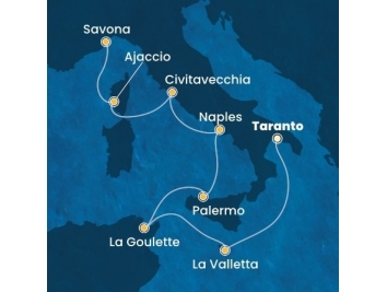 Mapka plavby