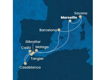 Mapka plavby