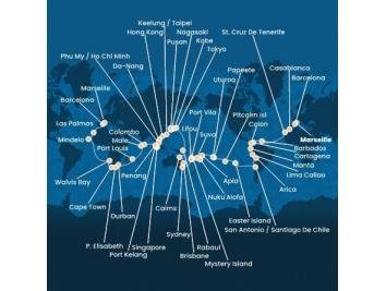 Mapka plavby