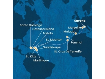 Mapka plavby