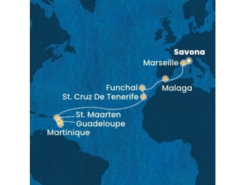Mapka plavby