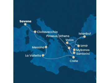 Mapka plavby
