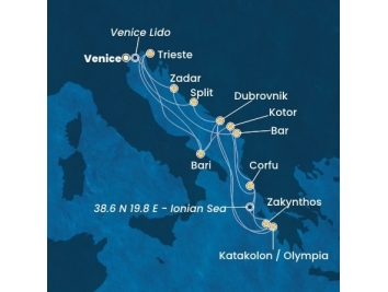 Mapka plavby