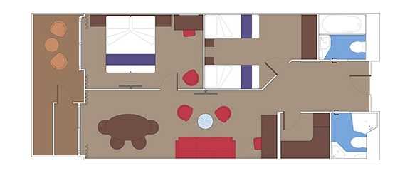 Apartmá MSC Seaside