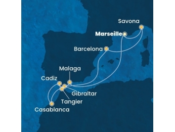 Mapka plavby