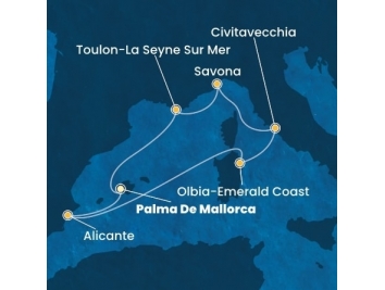 Mapka plavby