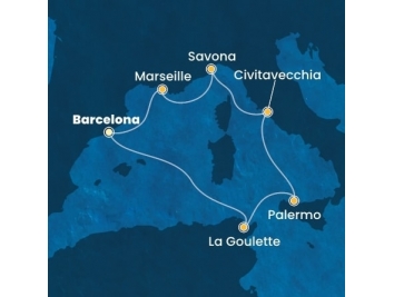 Mapka plavby