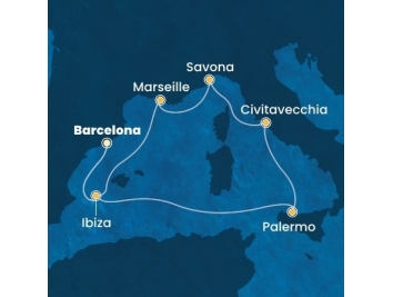Mapka plavby