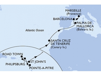 Mapka plavby