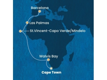 Mapka plavby
