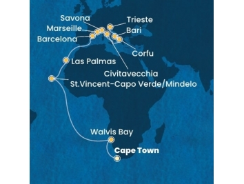 Mapka plavby