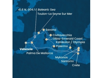 Mapka plavby