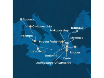 Mapka plavby