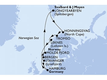 Mapka plavby