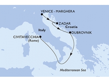 Mapka plavby