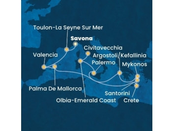 Mapka plavby
