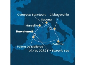 Mapka plavby