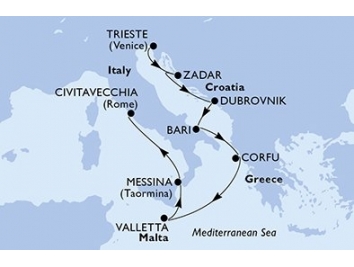 Mapka plavby