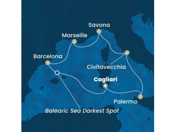 Mapka plavby