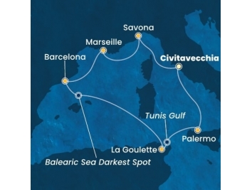 Mapka plavby