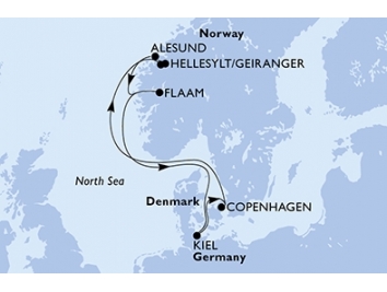 Mapka plavby