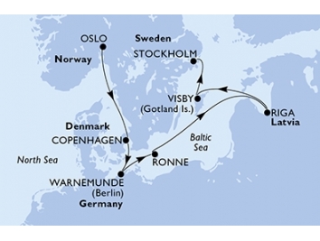 Mapka plavby