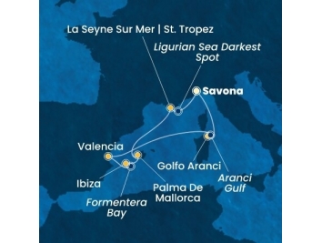 Mapka plavby
