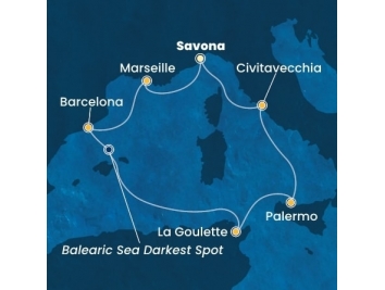Mapka plavby