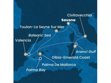 Mapka plavby