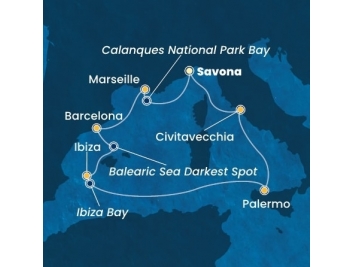Mapka plavby