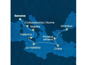 Mapka plavby