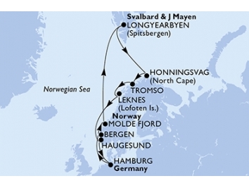 Mapka plavby