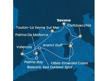 Mapka plavby