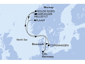Mapka plavby
