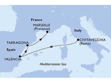Mapka plavby
