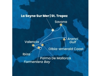 Mapka plavby