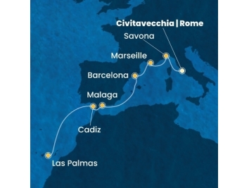 Mapka plavby