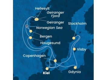 Mapka plavby