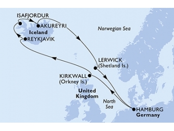 Mapka plavby