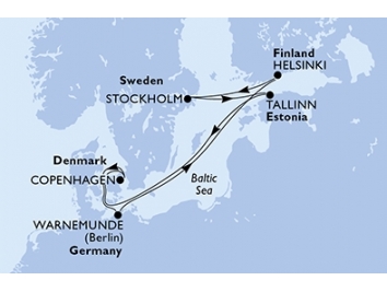 Mapka plavby