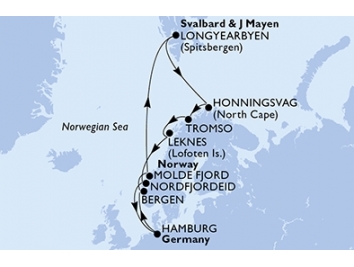Mapka plavby