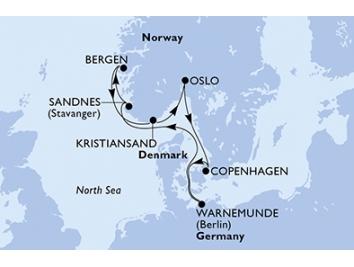 Mapka plavby
