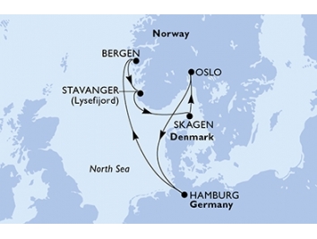 Mapka plavby
